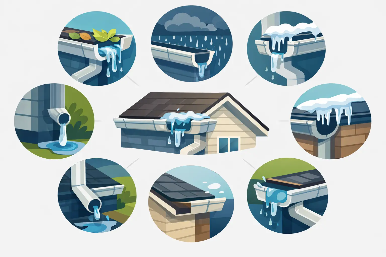 8 Common Gutter Overflow Causes