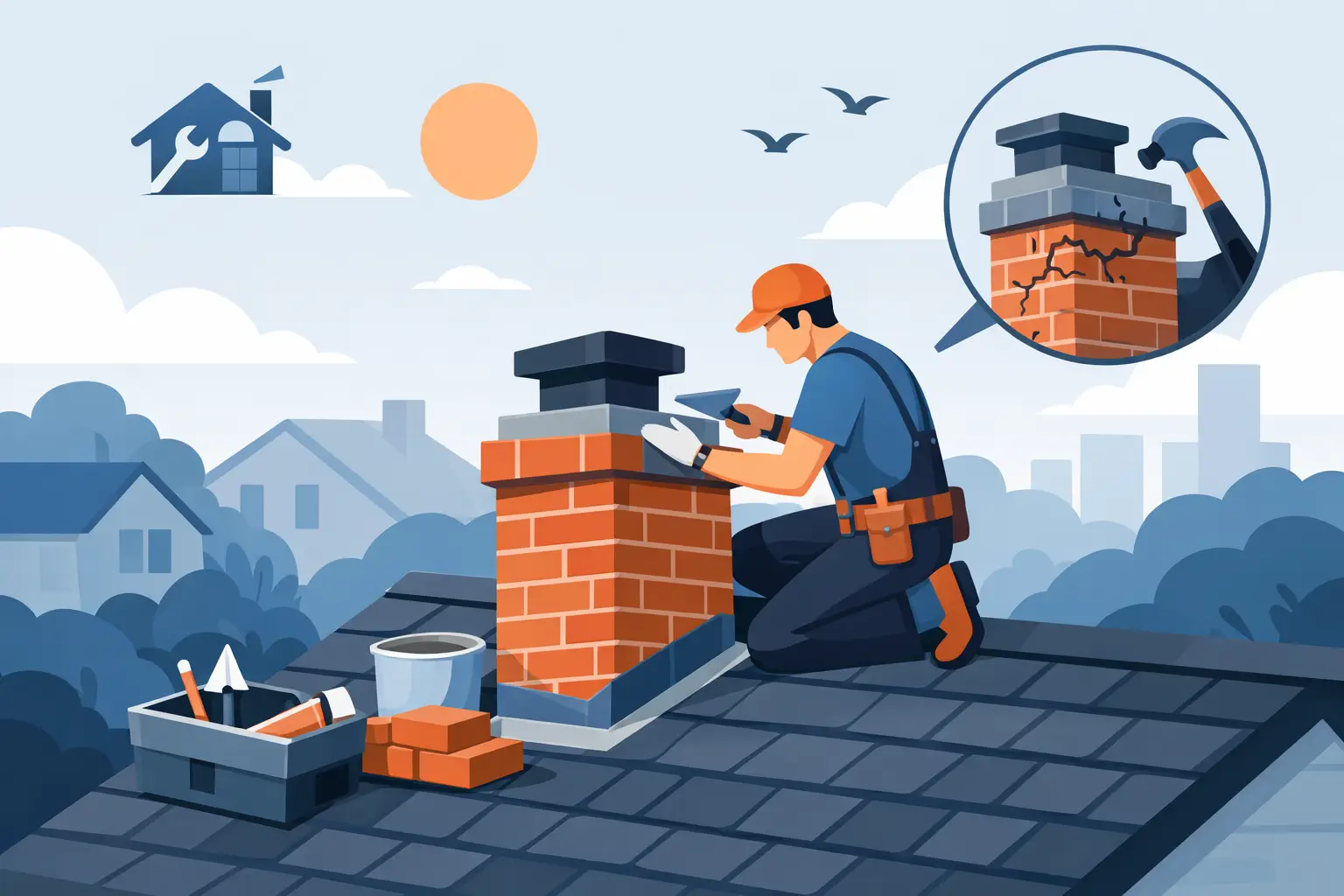 A Guide to Chimney Roof Repairs for Homeowners