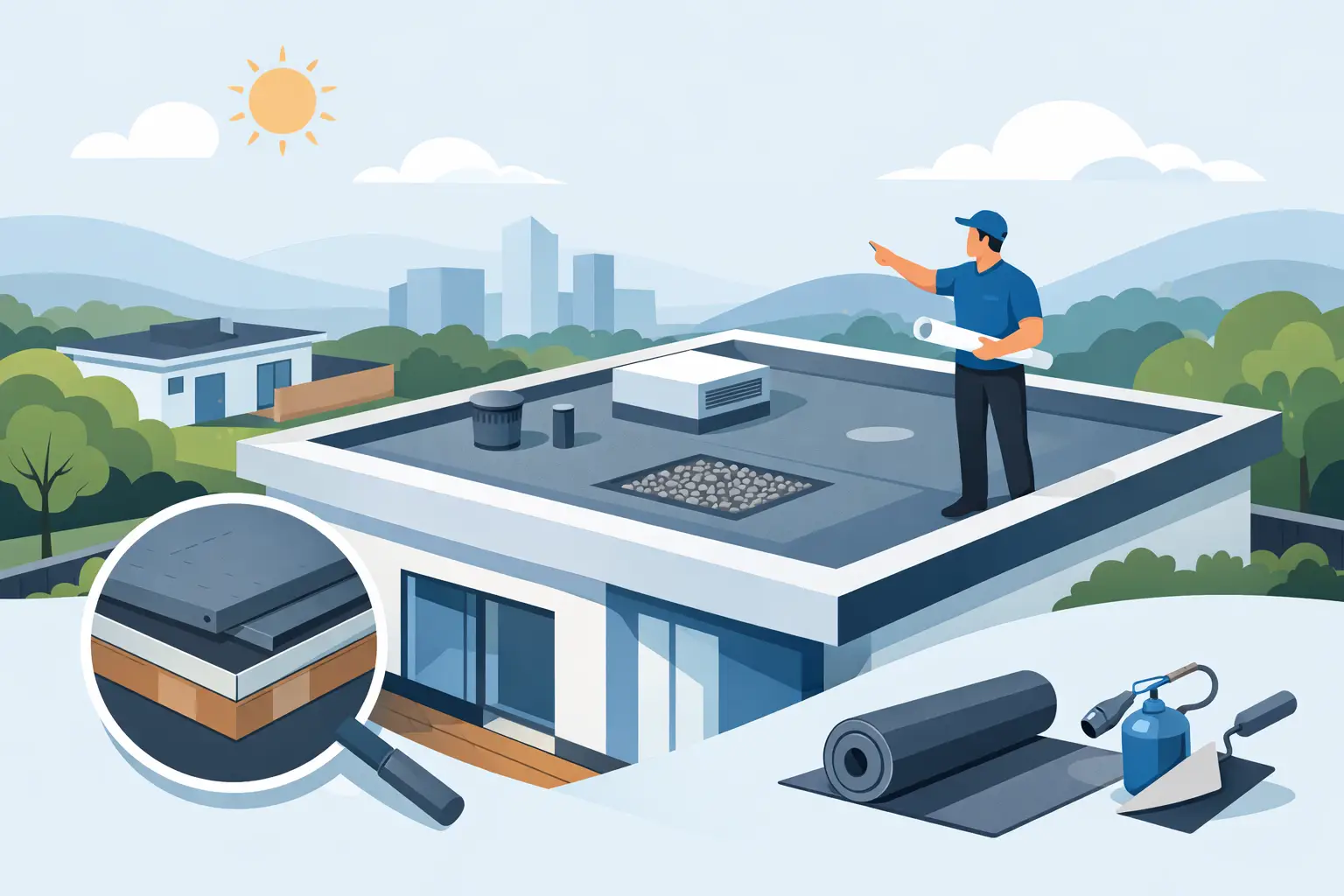 A Guide to Domestic Flat Roofing for Homeowners