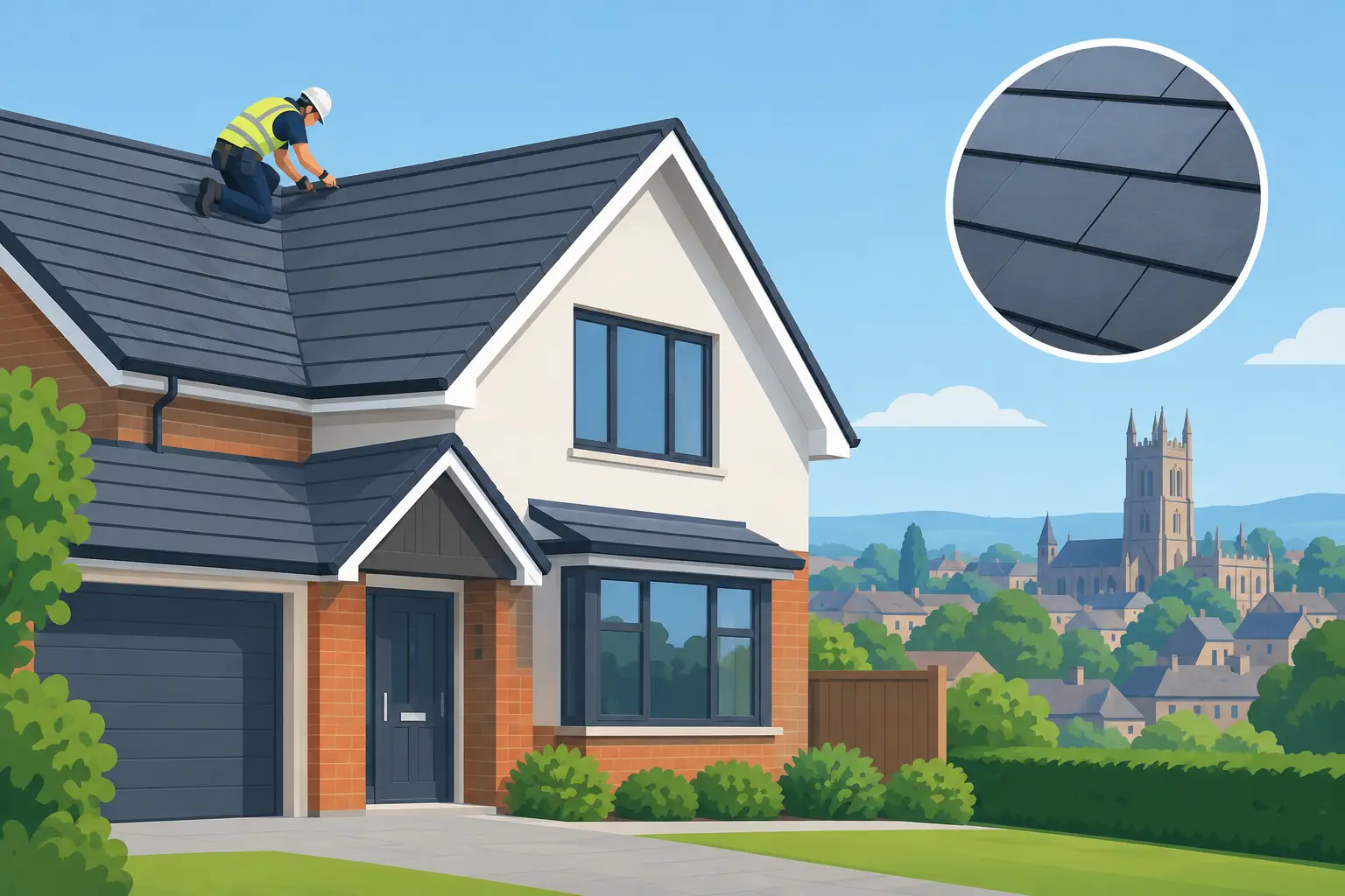 A New Roof Installation Example for Bolton Homes