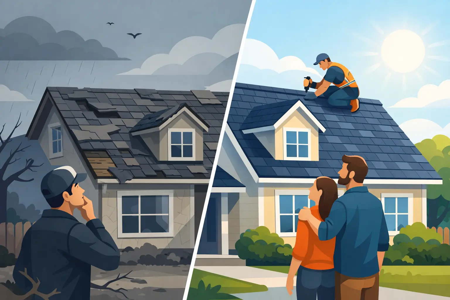 Before After Roof Replacement: What to Expect