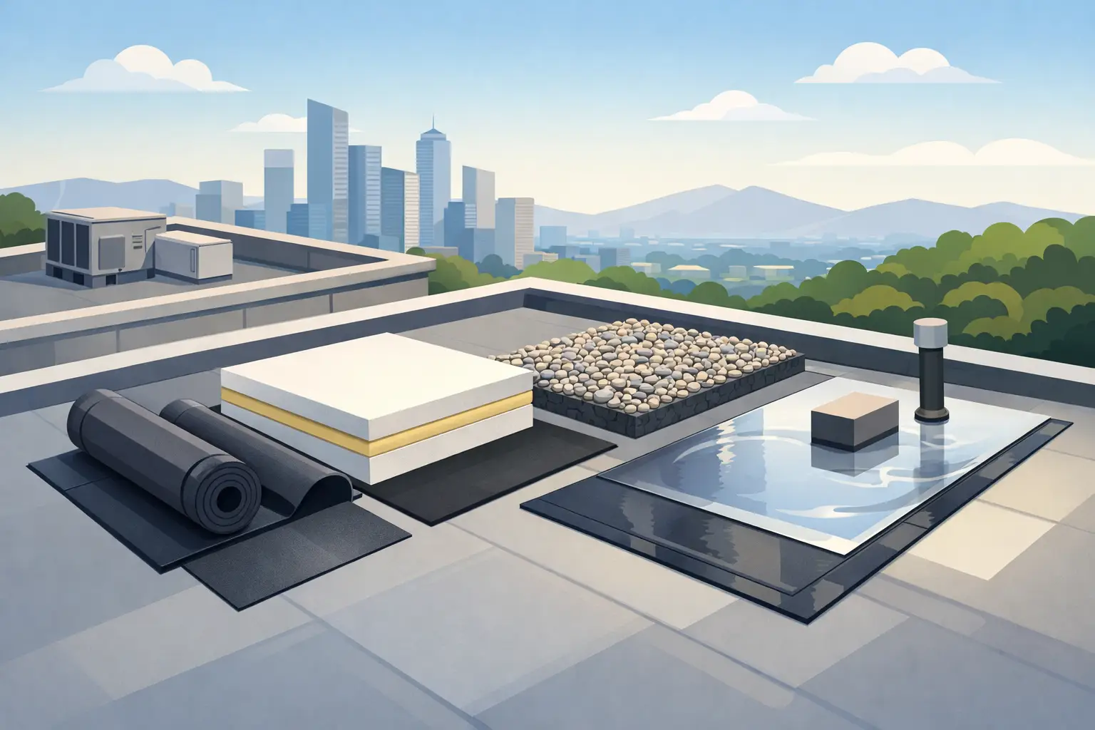 Best Roofing Material for Flat Roofs