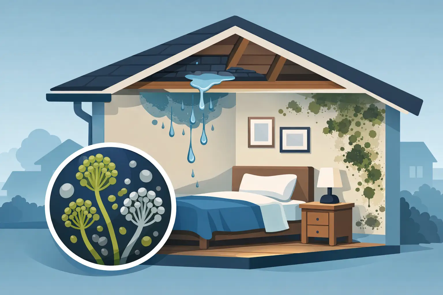 Can a Roof Leak Cause Mould in Your Home?