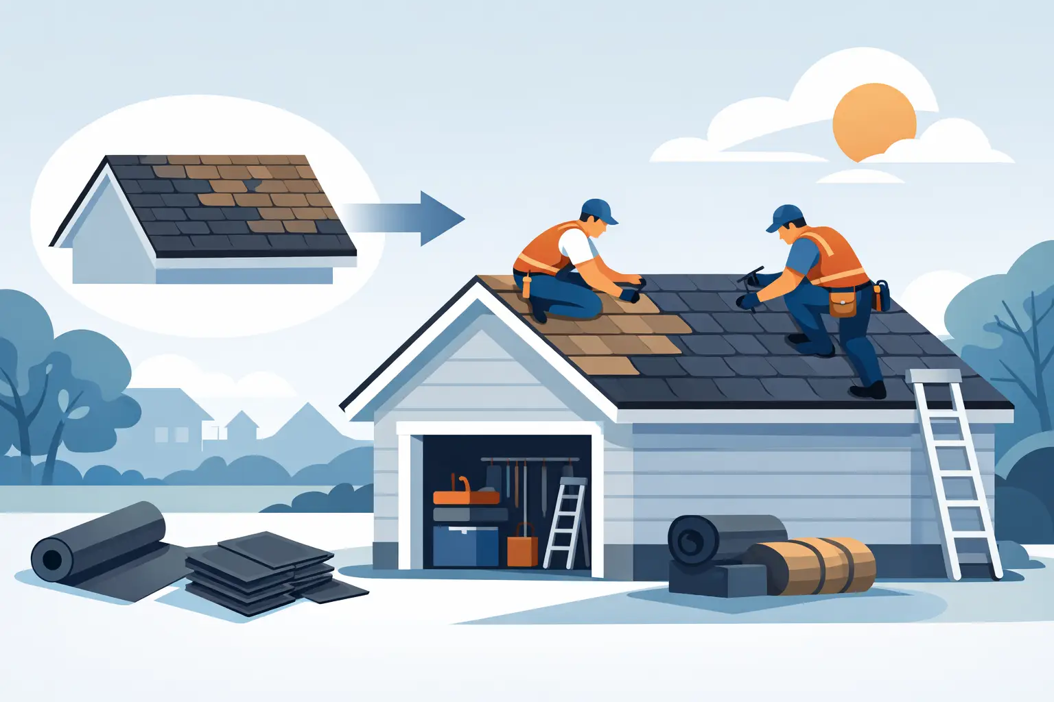 Guide to Garage Roof Replacement