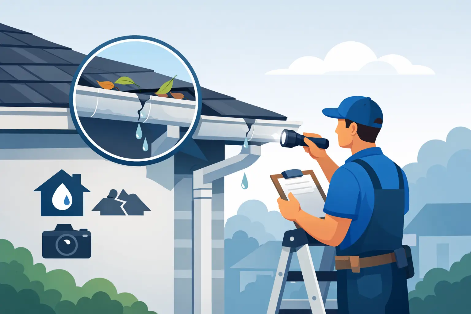 How to Check Gutter Damage Properly