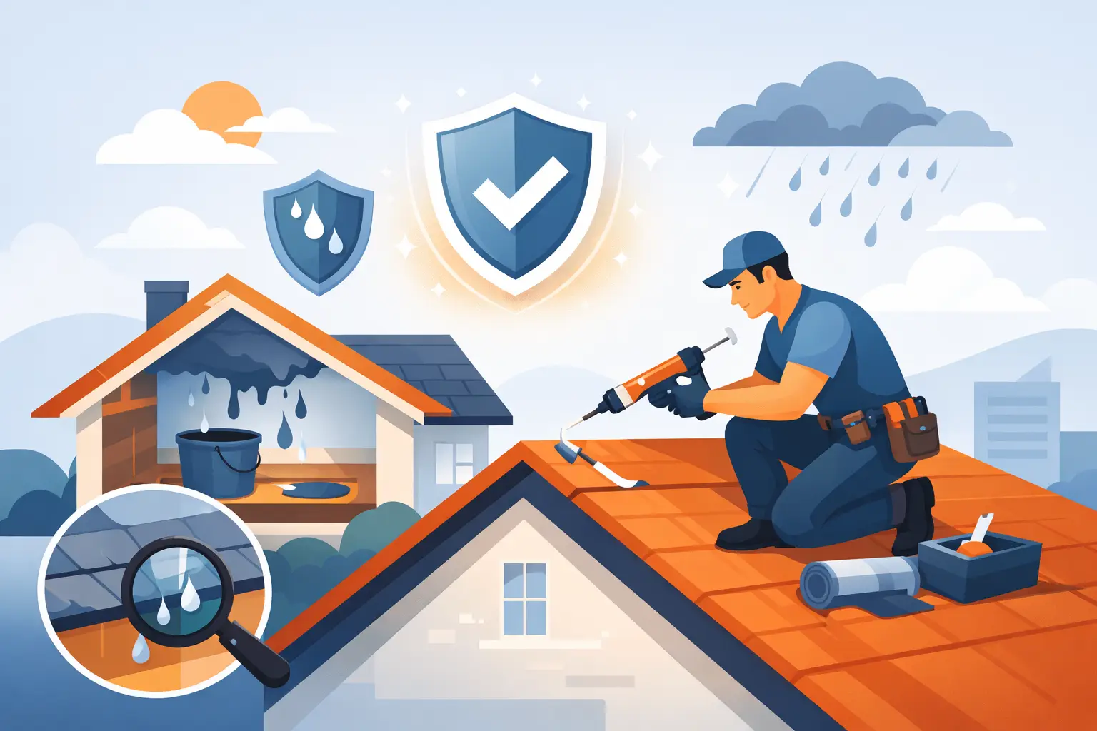 How to Stop Roof Leaks Before They Spread