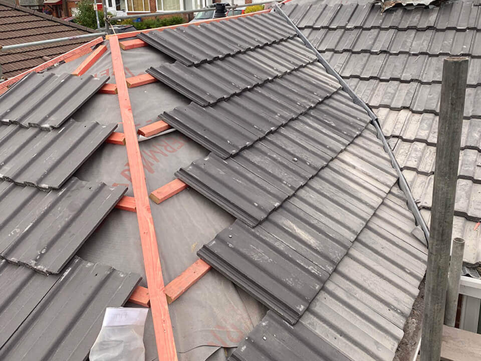 Grasscroft new roof 