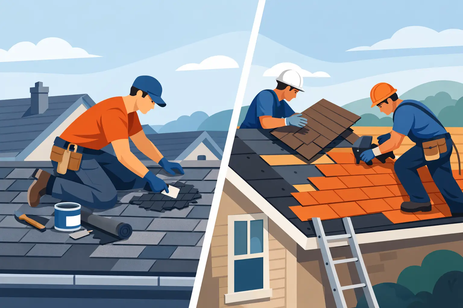 Roof Patching vs Reroofing: Which Is Right?