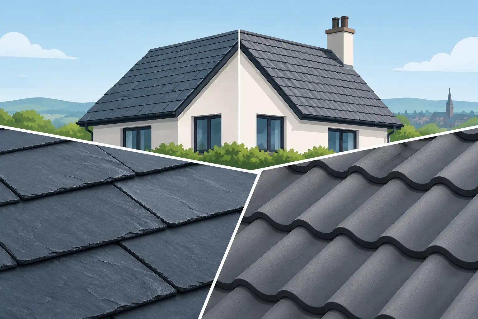Slate Versus Tiles for Your Bolton Home Roof
