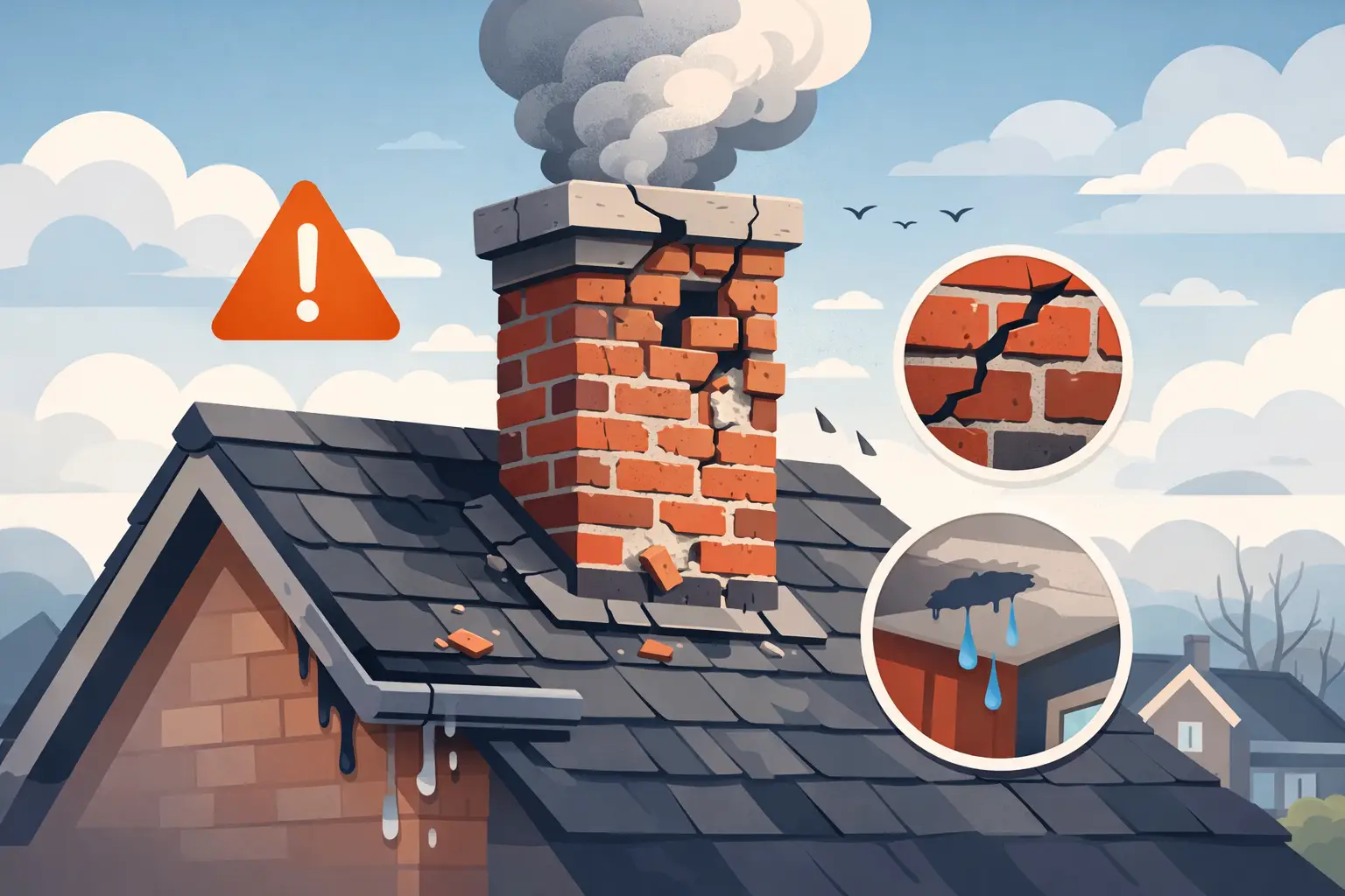 Warning Signs of a Failing Chimney Stack